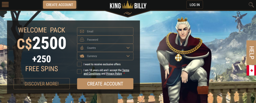 King_Billy_casino_review