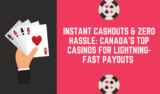 Instant Cash outs & Zero Hassle: Canada’s Top Casinos for Lightning-Fast Payouts